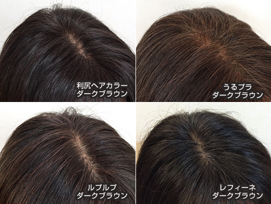 利尻ヘアカラートリートメント ダークブラウン - 白髪染め